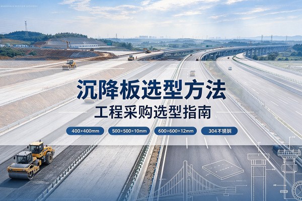 阿城沉降板选择方法
