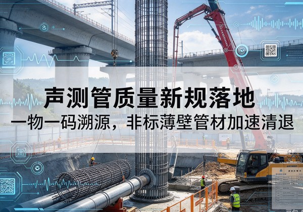阿城声测管质量新规落地，一物一码溯源，非标薄壁管材加速清退