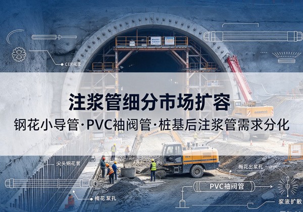 阿城注浆管细分市场扩容，隧道钢花小导管、PVC 袖阀管、桩基后注浆管需求分化