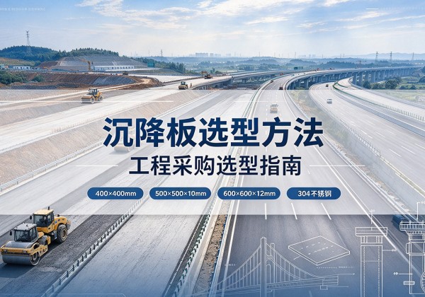 阿城沉降板选择方法